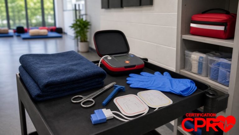 AED training supplies for special situations in CPR classes in Durham.